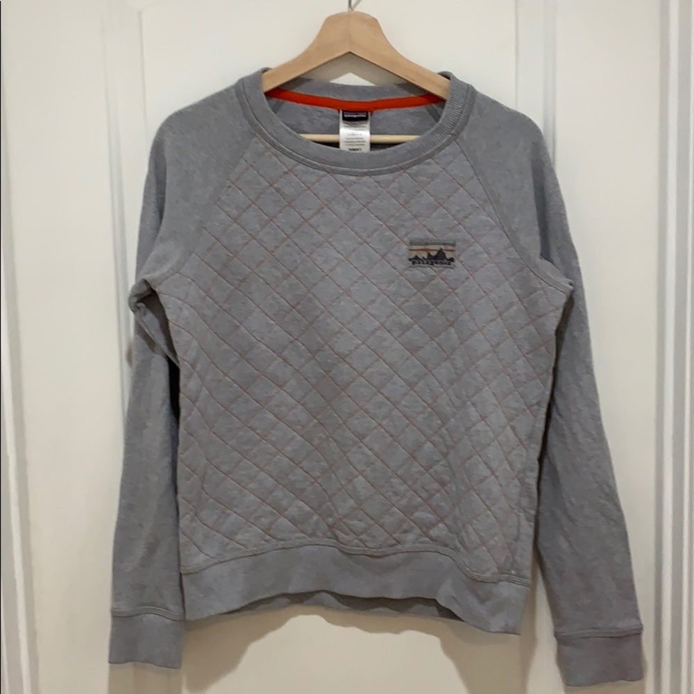 Patagonia quilted crewneck